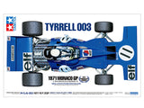 Tamiya 1/12 TYRRELL 003 1971 MONACO Kit