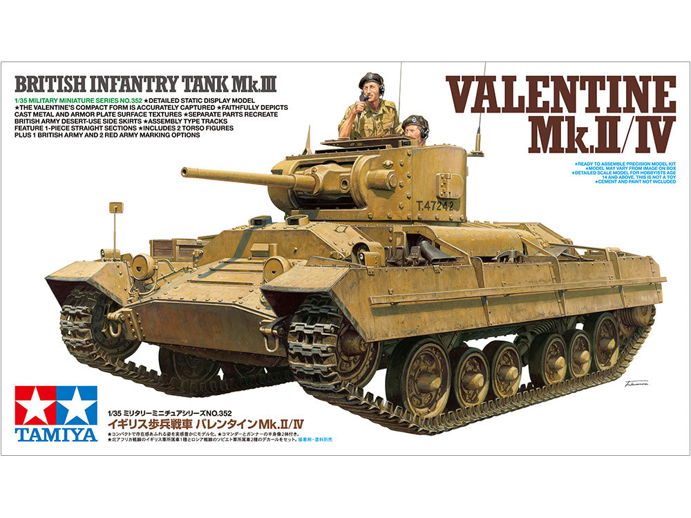 Tamiya 1/35 Valentine Mk.II/IV 35352