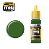 Ammo Mig Jimenez Acrylic 17ml Paint PALE GREEN