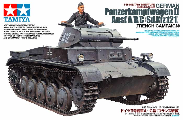 Tamiya 1/35 Pz kpfw II Ausf A/B/C French Campaign 1940 35292