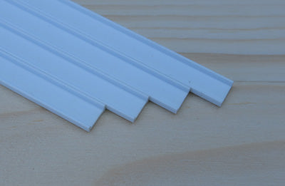 Plastic Channel 3.2mm x 380mm 8 pieces