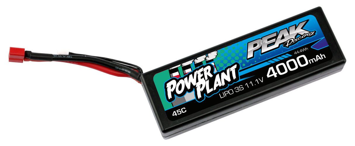 Peak Racing POWER PLANT PEAK LIPO 3S-11.1V-4000-45C-DEANS 12AWG