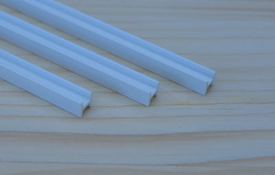 Plastic H Columns 6.4mm x 380mm 5 pieces