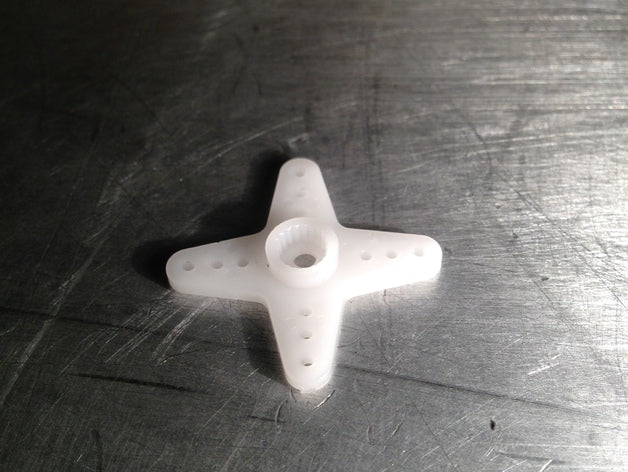 SMC Micro Servo Horns Cross (4pk) (Box 6)