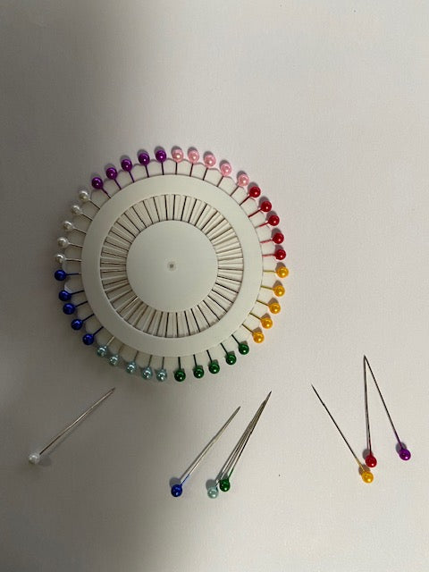 Plastic Headed Modeling Pins Assorted Colours 40 Pins Per Reel