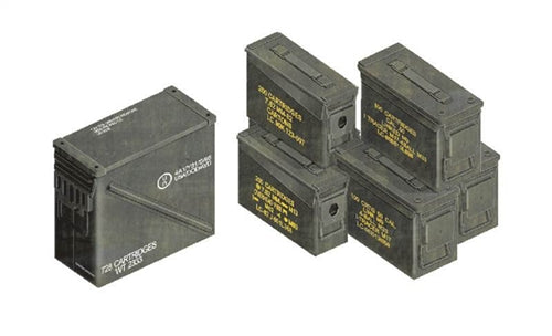 Cal .30/.50 40mm Ammo Box 1:35