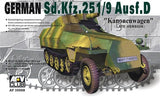 SdKfz 251/9 Ausf D 75mm Kanonenwagen late 1:35