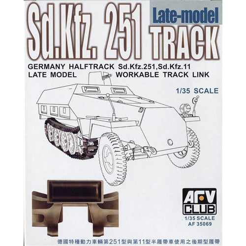 SdKfz 251 Sd.Kfz.11 Workable Track late 1:35