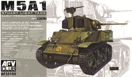 M5A1 Stuart Light Tank Early Production 1:35