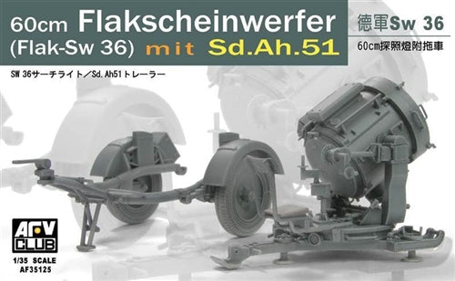 Sw-36 Searchlight & SdAh 51 Trailer 1:35