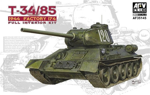 T-34/85 Mod 1944/45 Factory 174 (Full Interior) 1:35