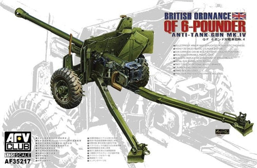 QF Mk 4 6 Pdr British Anti-tank Gun Late 1:35