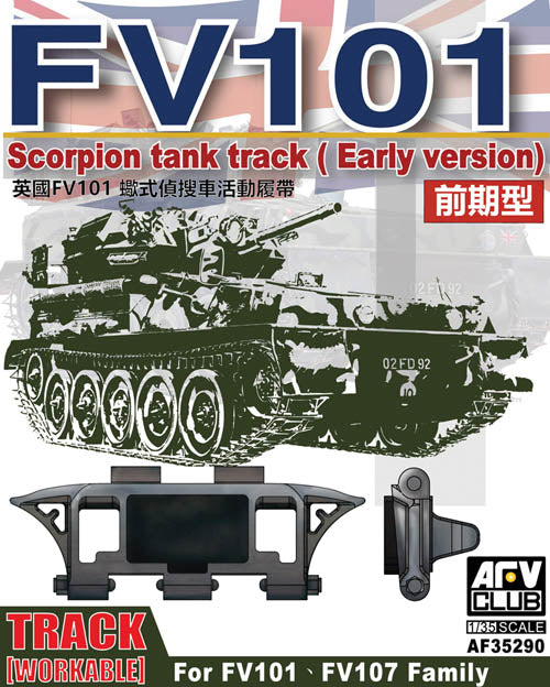 FV101 Scorpion Workable Track (Early) 1:35