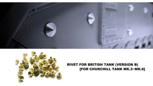 Brass Rivets for Churchill Mk III/VI 1:35