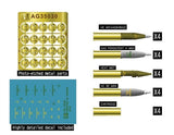 US 105mm Howitzer Brass Ammo Set 1:35