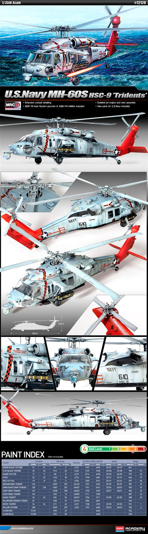 MH-60S US Navy HSC-9 Tridents 1:35