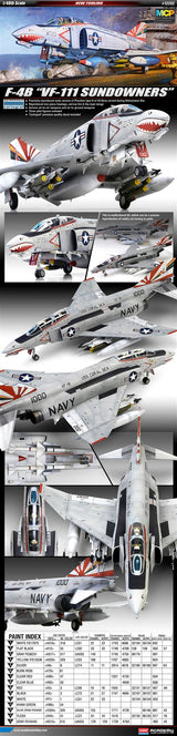 F-4B Phantom VF-111 Sundowners 1:48