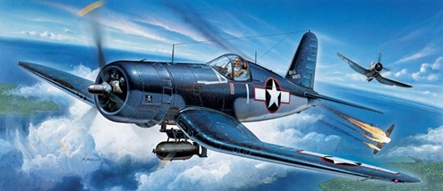 Academy PKAY12457 1657 1:72 Scale F4U-1 Corsair