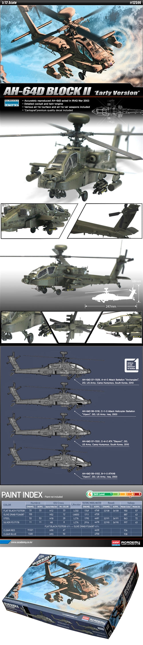 AH-64D Block II 1:72