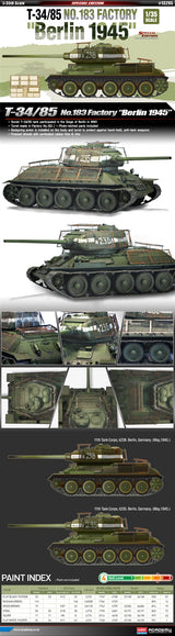 T-34/85 183 Factory Berlin 1945 1:35