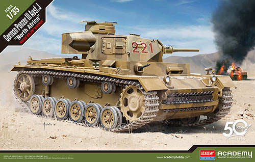 German Panzer III Ausf J North Africa 1:35