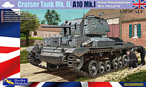 Kreuzer Panzerkampfwagen Mk II 742(e) (A10) w/ figure 1:35