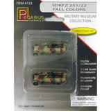 SdKfz 251/22 Fall Colors (qty 2) 1:144