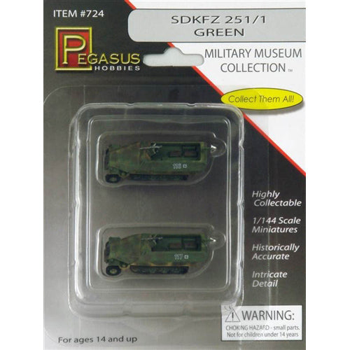 SdKfz 251/1 Green (qty 2) 1:144