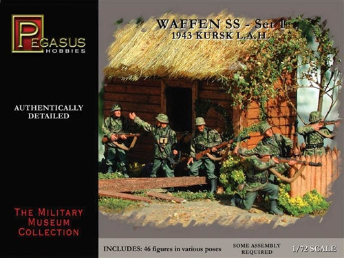 Waffen SS 1943 WWII Germans Set 1 1:72