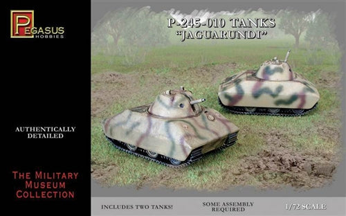 Jaguarundi WWII Experimental Tanks (2 per box) 1:72