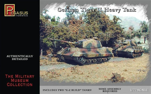 German Tiger II Heavy Tank ( 2 per box) 1:72