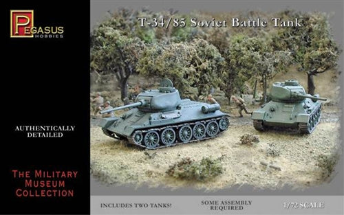 T-34/85 (2 per box) 1:72