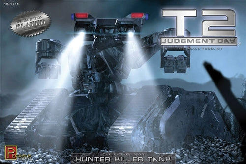Chrome Plated T2 Hunter Killer Tank (kit) 1:32