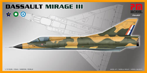 Plastic Kit PM Dassault Mirage III 1:72