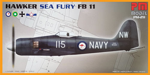 PM Model 1/72 Hawker Sea Fury FB-11 PM Kitv 211