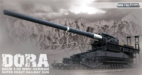 Dora 80cm WWII German Super Heavy Railway Gun 1:35