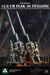 Takom 1/35 WWII German 12.8cm FlaK 40 Zwilling 02023