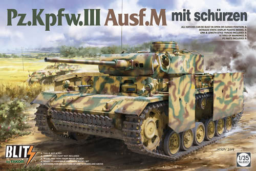 Takom 1/35 PzKpfw III Ausf M mit sch 08002