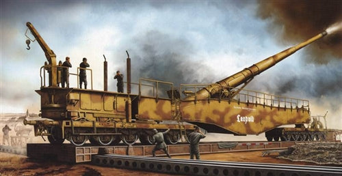 Trumpeter 1/35 K5(E) 28cm Railroad Gun Leopold 00207