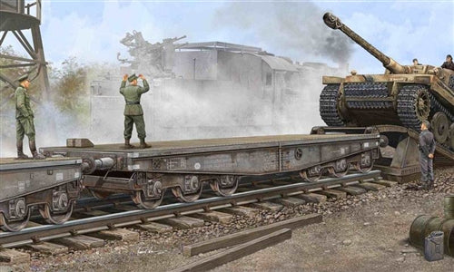 Schwere Plattformwagen Type SSyms 80 1:35