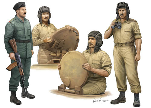 Iraqui Tank Crew 1:35