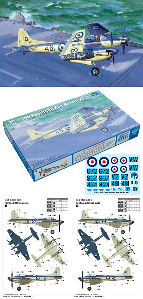 Trumpeter 1/48 de Havilland Sea Hornet NF.21 02895