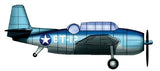 TBF Avenger (qty 18) 1:700