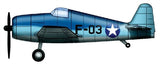 F6F Hellcat (qty 18) 1:700