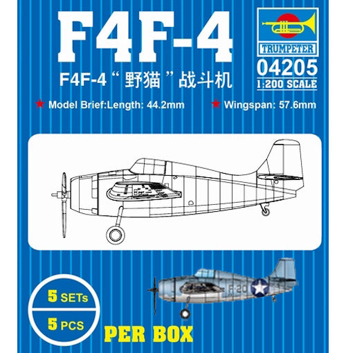 F4F Wildcat (qty 5) 1:200