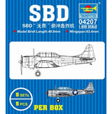 SBD Dauntless (qty 5) 1:200