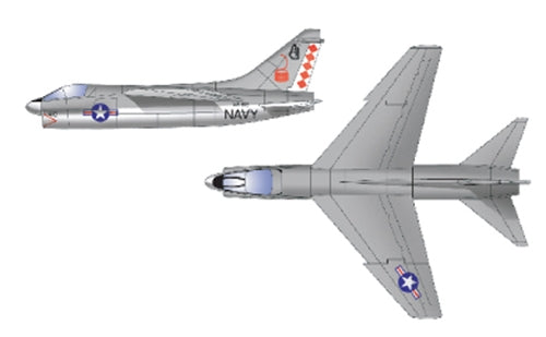 Trumpeter 1/350 A-7E Corsair II (qty 6) 06225