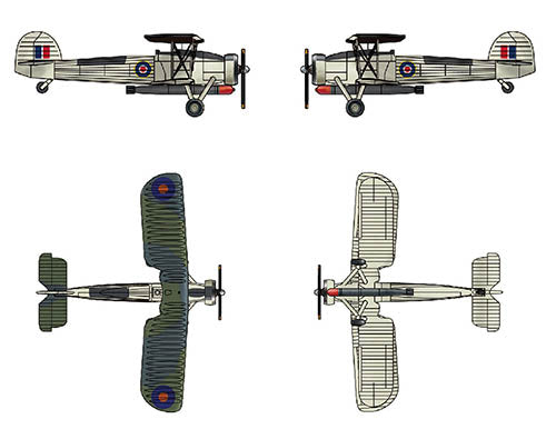 Trumpeter 1/350 Fairey Swordfish (qty 6) 06274