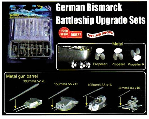 Bismarck 1941 Upgrade Set 1:200