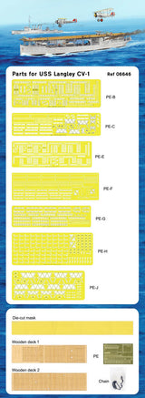 Trumpeter 1/350 USS Langley CV-1 Upgrade Set 06646